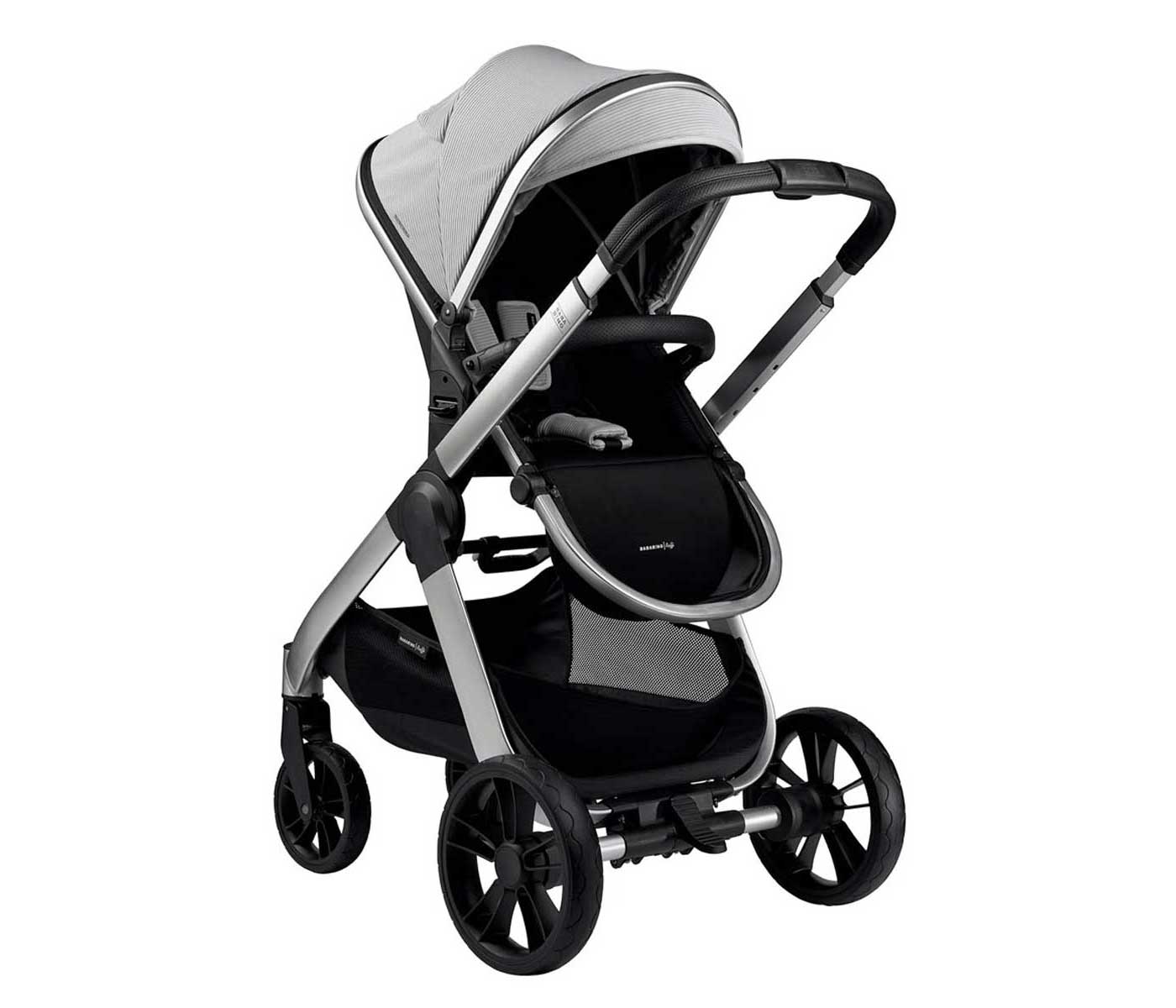 Otroški voziček 3v1 Bababing Raffi Navy Blue + lupinica BeSafe 8