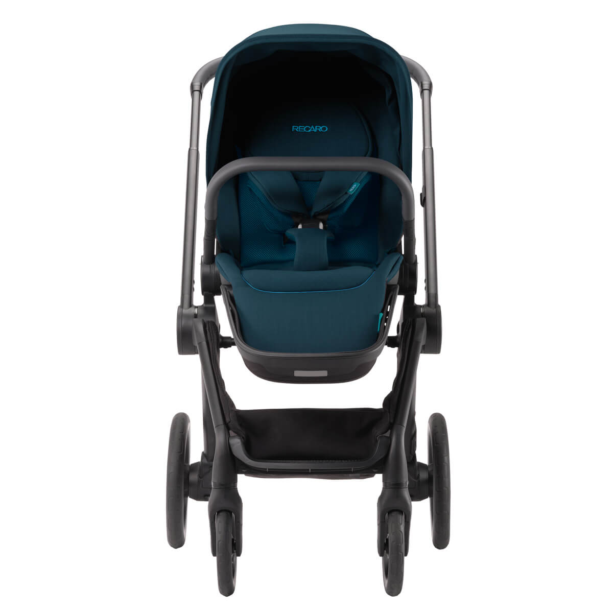 Otroški voziček 2v1 RECARO Celona s košaro za dojenčka [Frozen Blue] 3