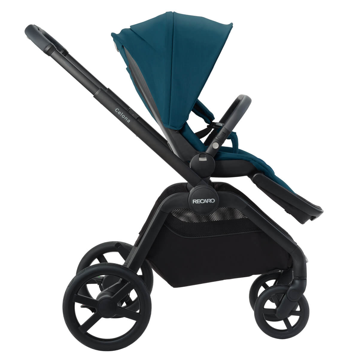 Otroški voziček 2v1 RECARO Celona s košaro za dojenčka [Garnet Red] 1