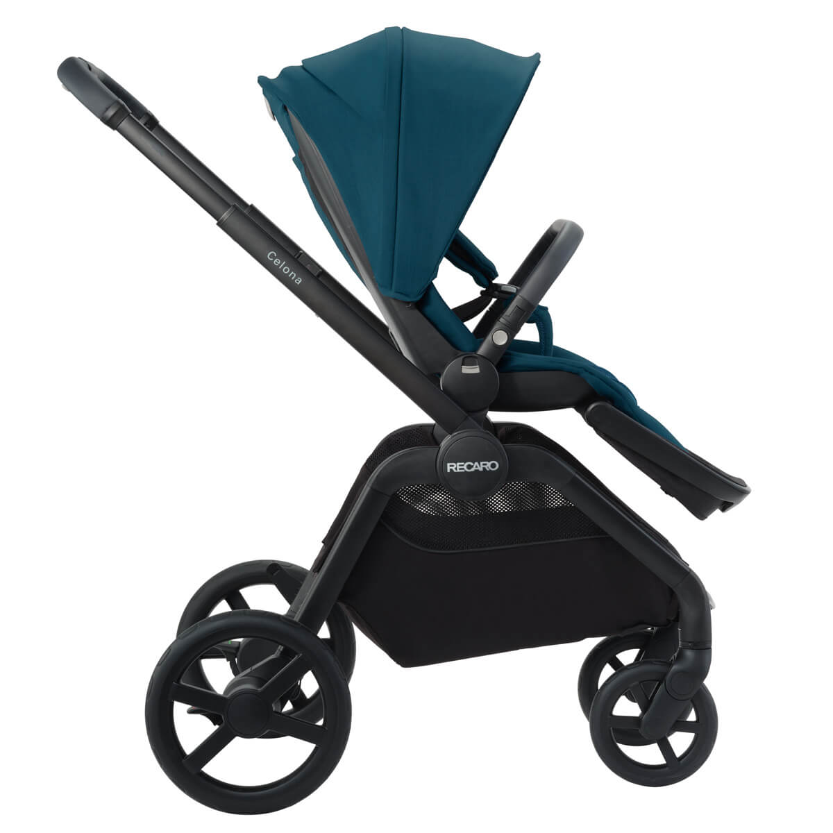 Otroški voziček 3v1 RECARO Celona + lupinica Avan [Night Black] 3