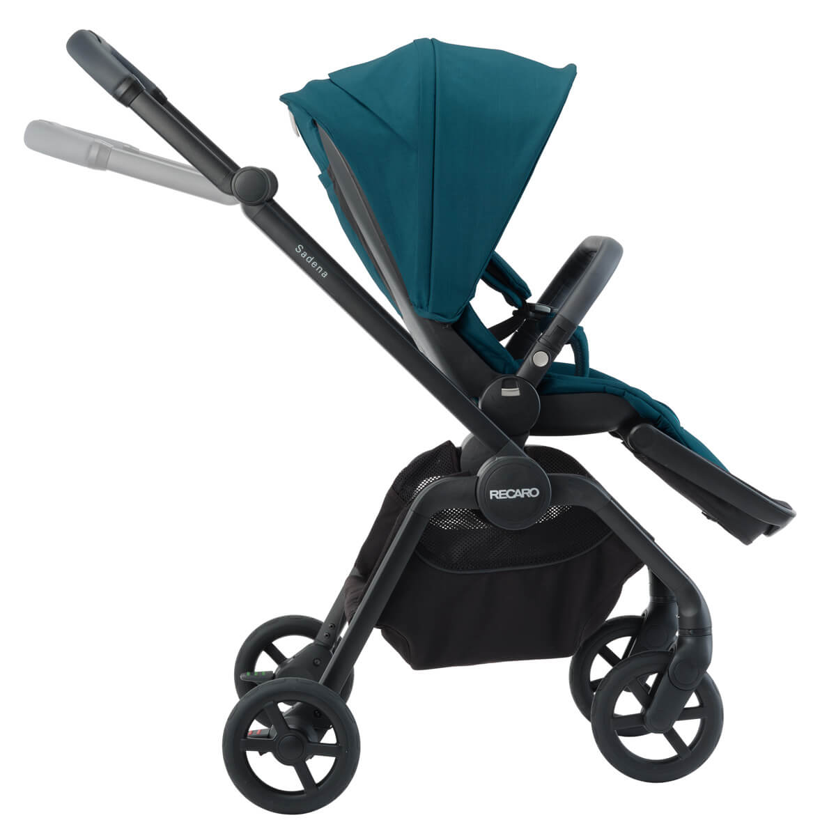 Otroški voziček 3v1 RECARO Sadena [Night Black] + lupinica Besafe 14