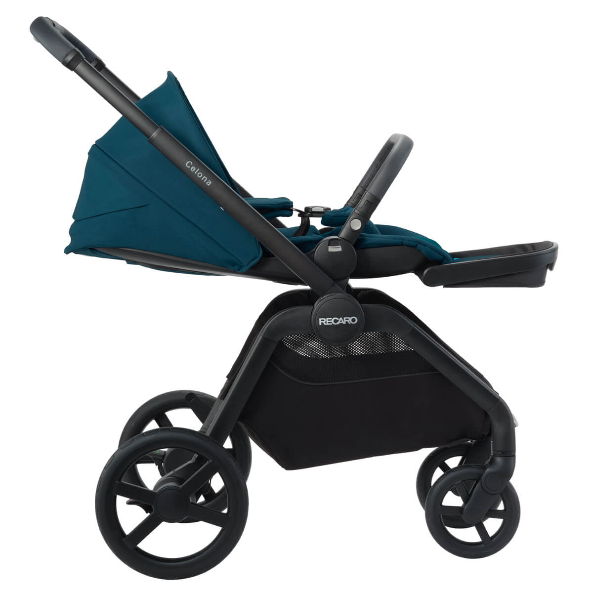 Otroški voziček 2v1 RECARO Celona s košaro za dojenčka [Garnet Red] 12