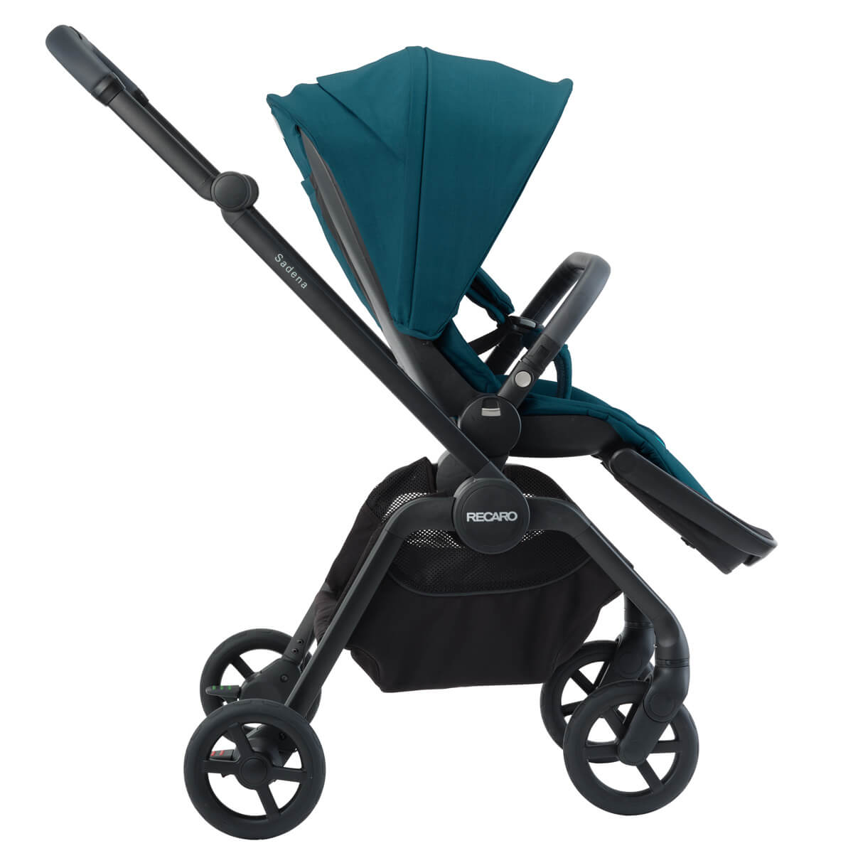 Otroški voziček 3v1 RECARO Sadena + lupinica Avan [Night Black] 3