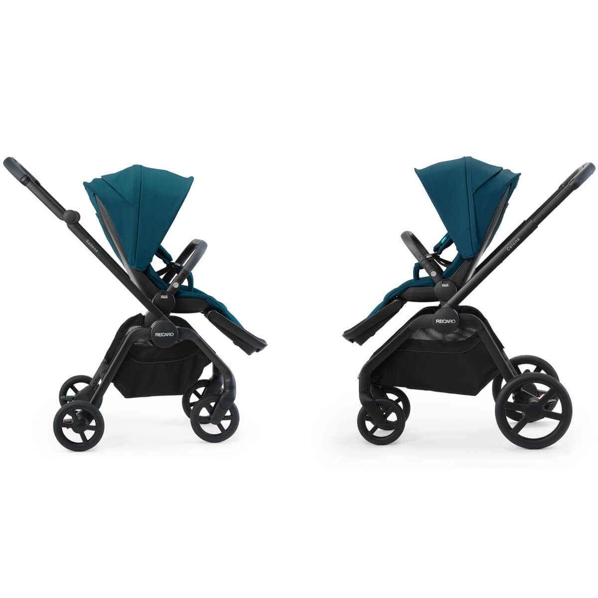 Otroški voziček 3v1 RECARO Sadena [Night Black] + lupinica Besafe 22
