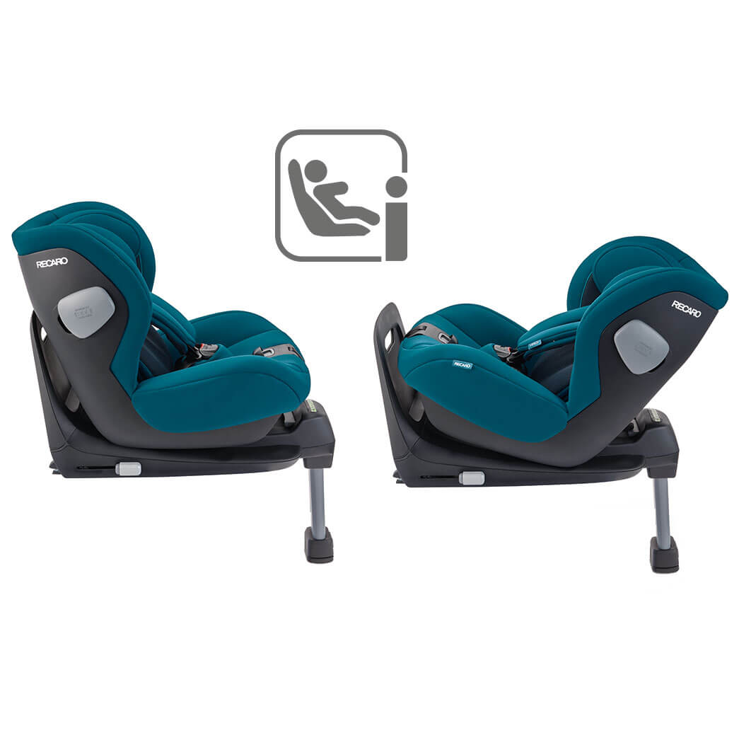 Otroški avtosedež RECARO Kio i-Size [60 – 105 cm] Select Night Black + Isofix baza 4