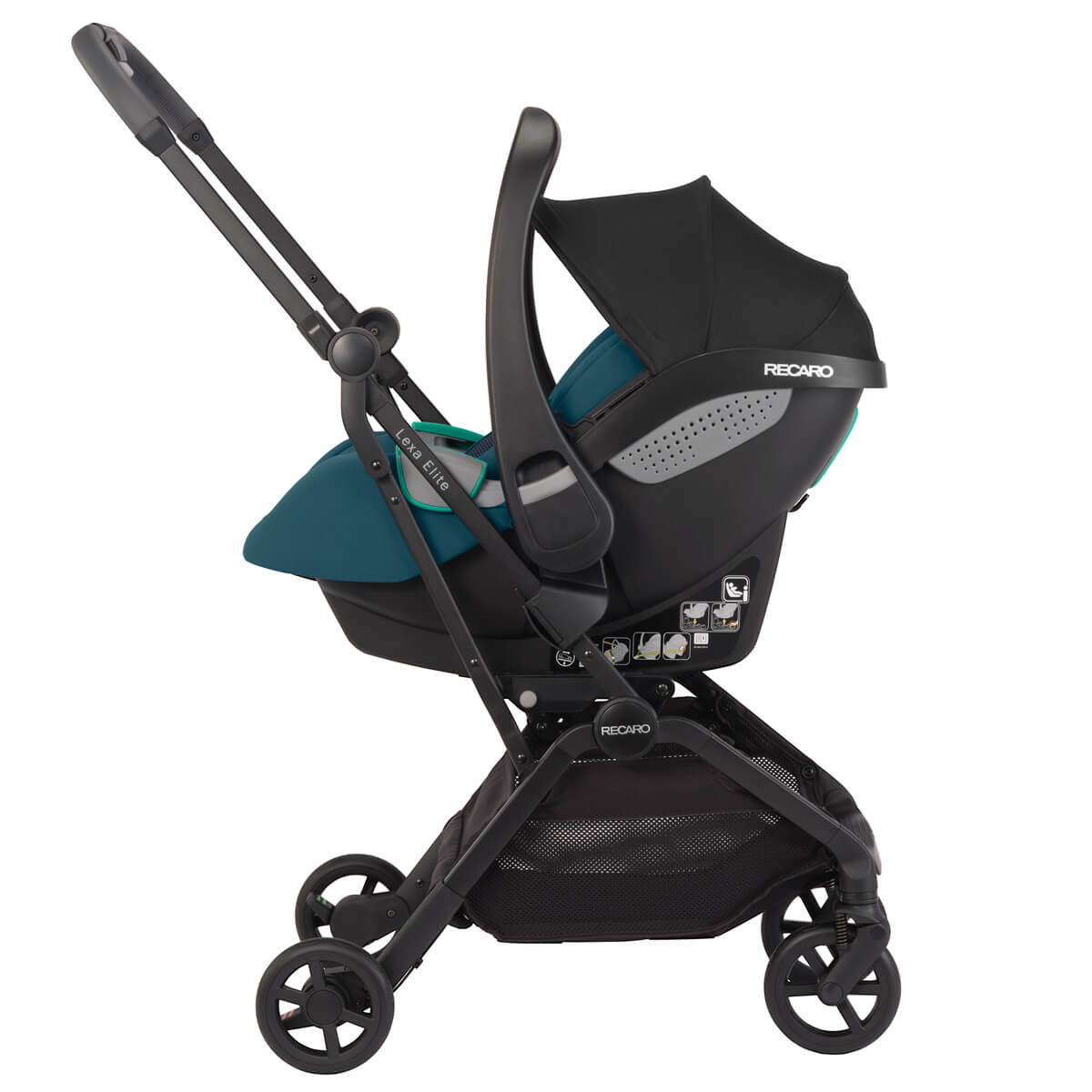 Marela voziček RECARO Lexa Elite – Select Night Black 9