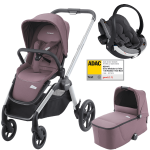 Otroški voziček 3v1 RECARO Celona + lupinica Besafe [Pale Rose]