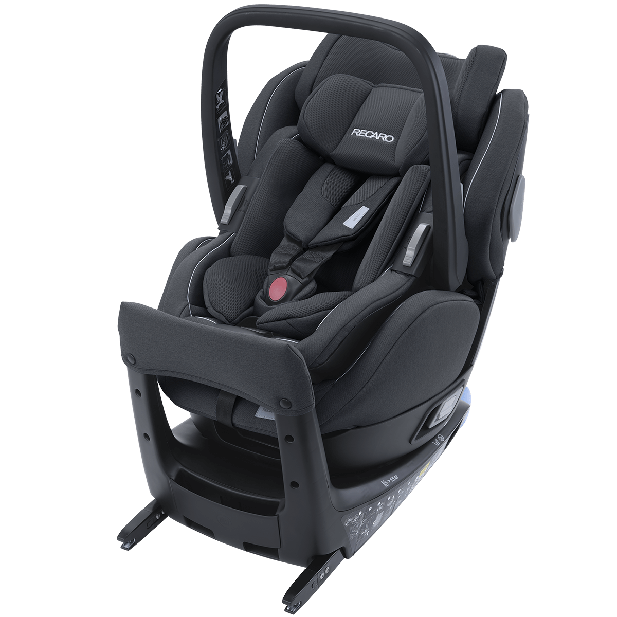 Otroški voziček 4v1 RECARO Sadena + avtosedež Salia Elite [Night Black] 1