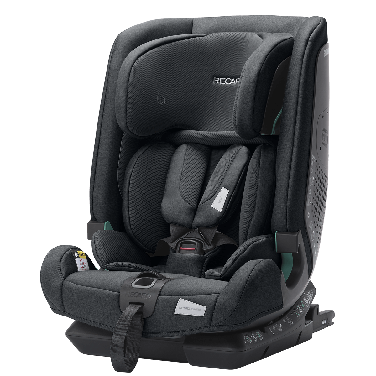 Otroški avtosedež RECARO Toria Elite i-Size [76 – 150 cm] Prime Mat Black