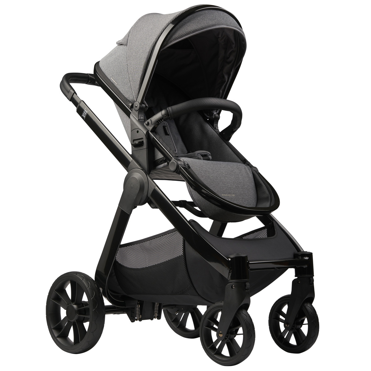 Otroški voziček 4v1 Bababing Raffi Anthra Grey + RECARO Avan + Isofix 8