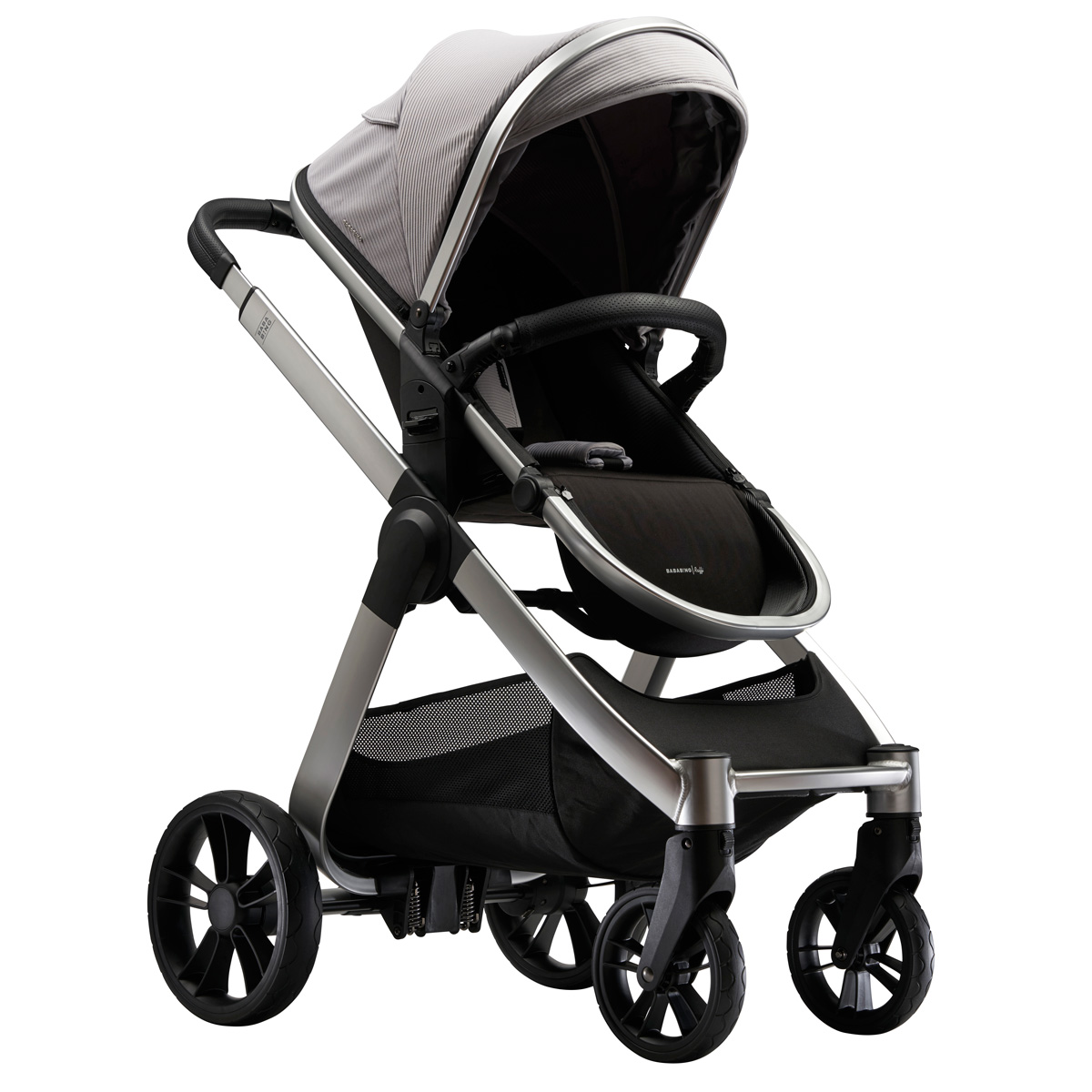 Otroški voziček 3v1 Bababing Raffi Navy Blue + lupinica BeSafe 14