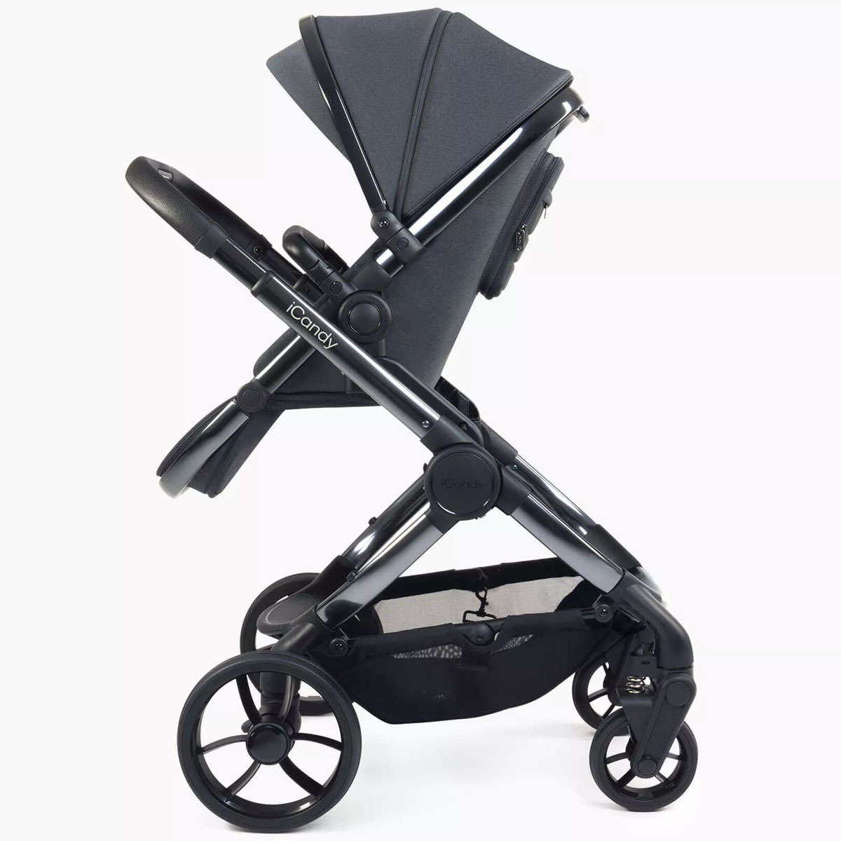 Otroški voziček 4v1 iCandy Peach 7 [Dark Grey Phantom] + RECARO Avan + baza 2