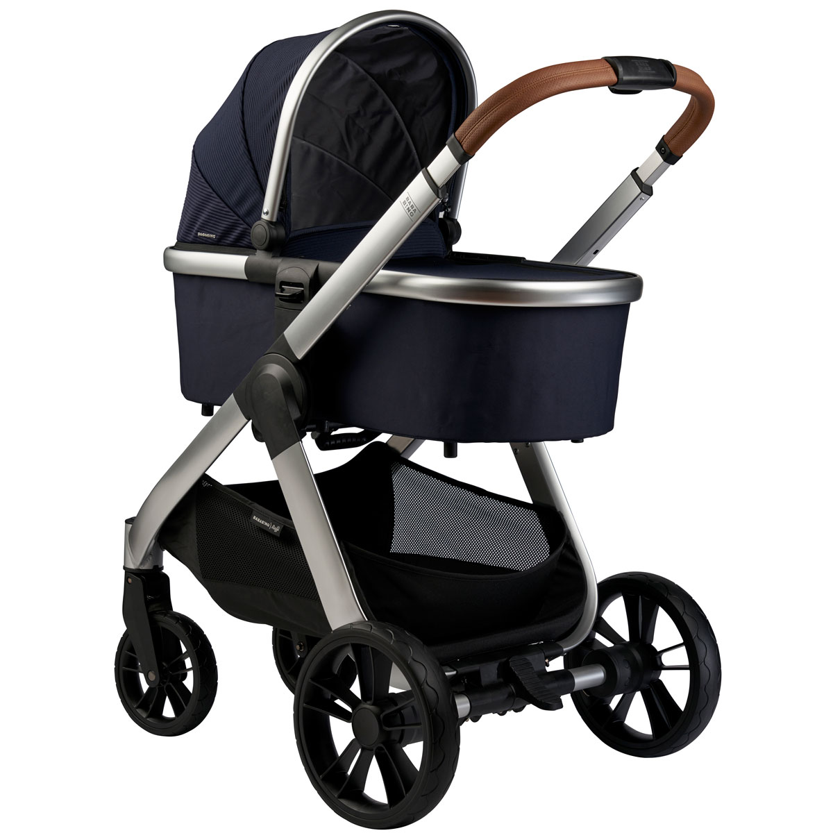 Otroški voziček 4v1 Bababing Raffi Navy Blue+ RECARO Avan + Isofix 12