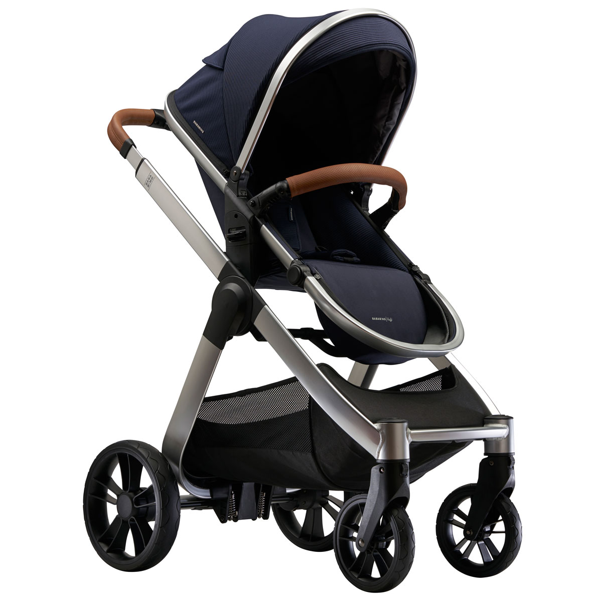 Otroški voziček 4v1 Bababing Raffi Navy Blue+ RECARO Avan + Isofix 7