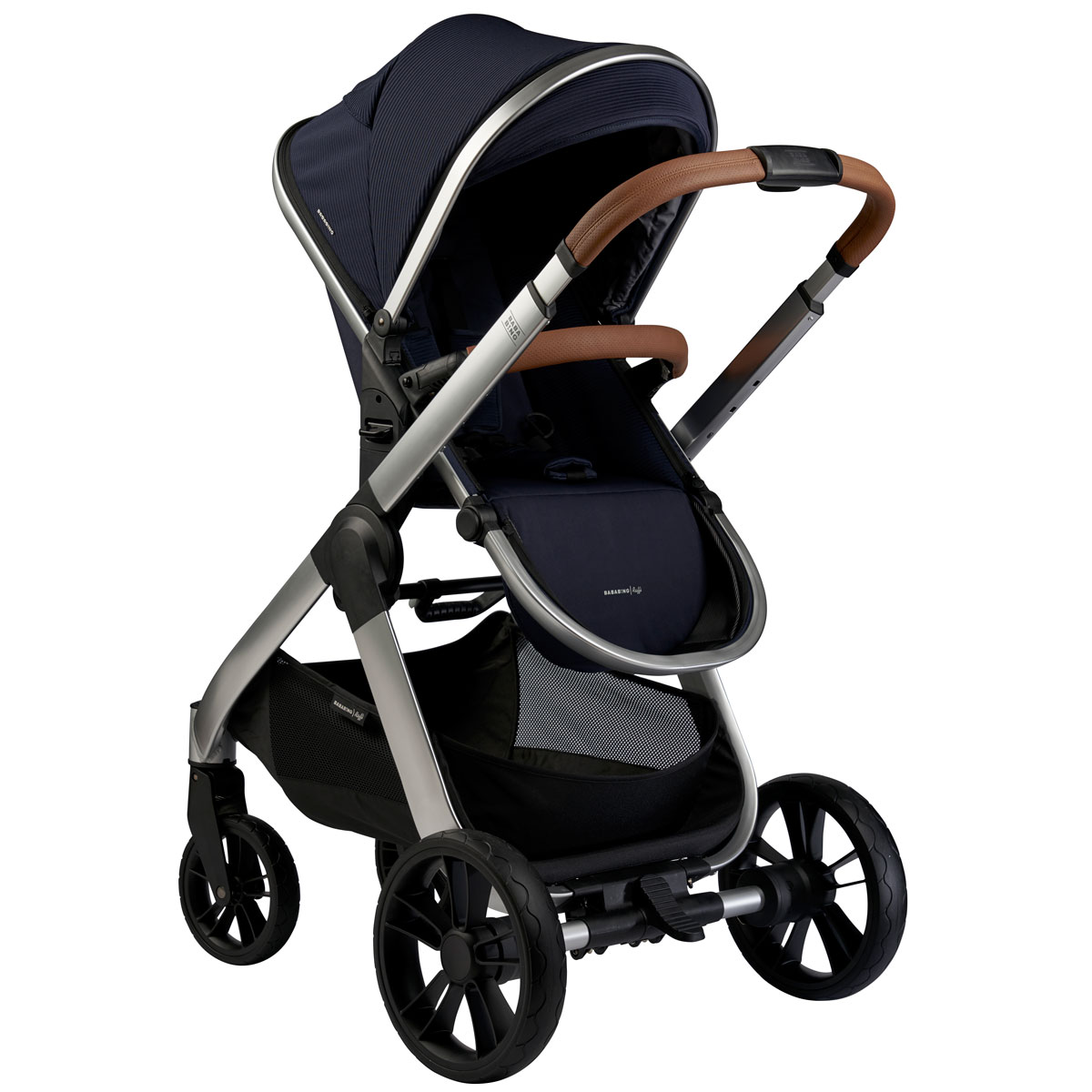 Otroški voziček 4v1 Bababing Raffi Navy Blue+ RECARO Avan + Isofix 9