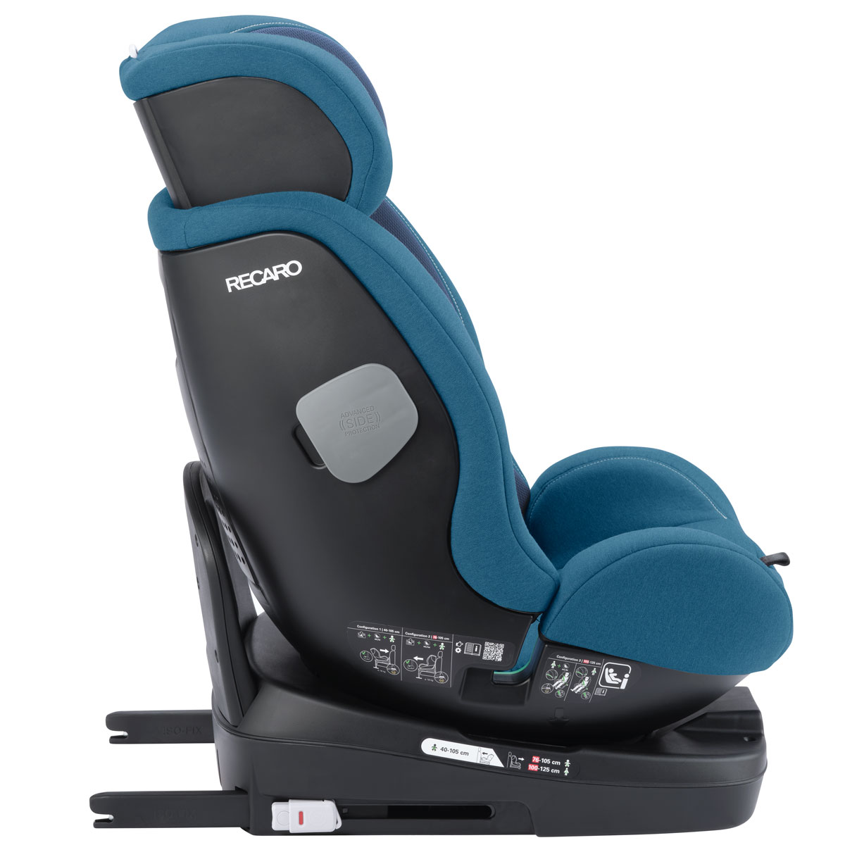 Otroški avtosedež RECARO SALIA 125 KID i-Size [61-125 cm] Steel Blue 5