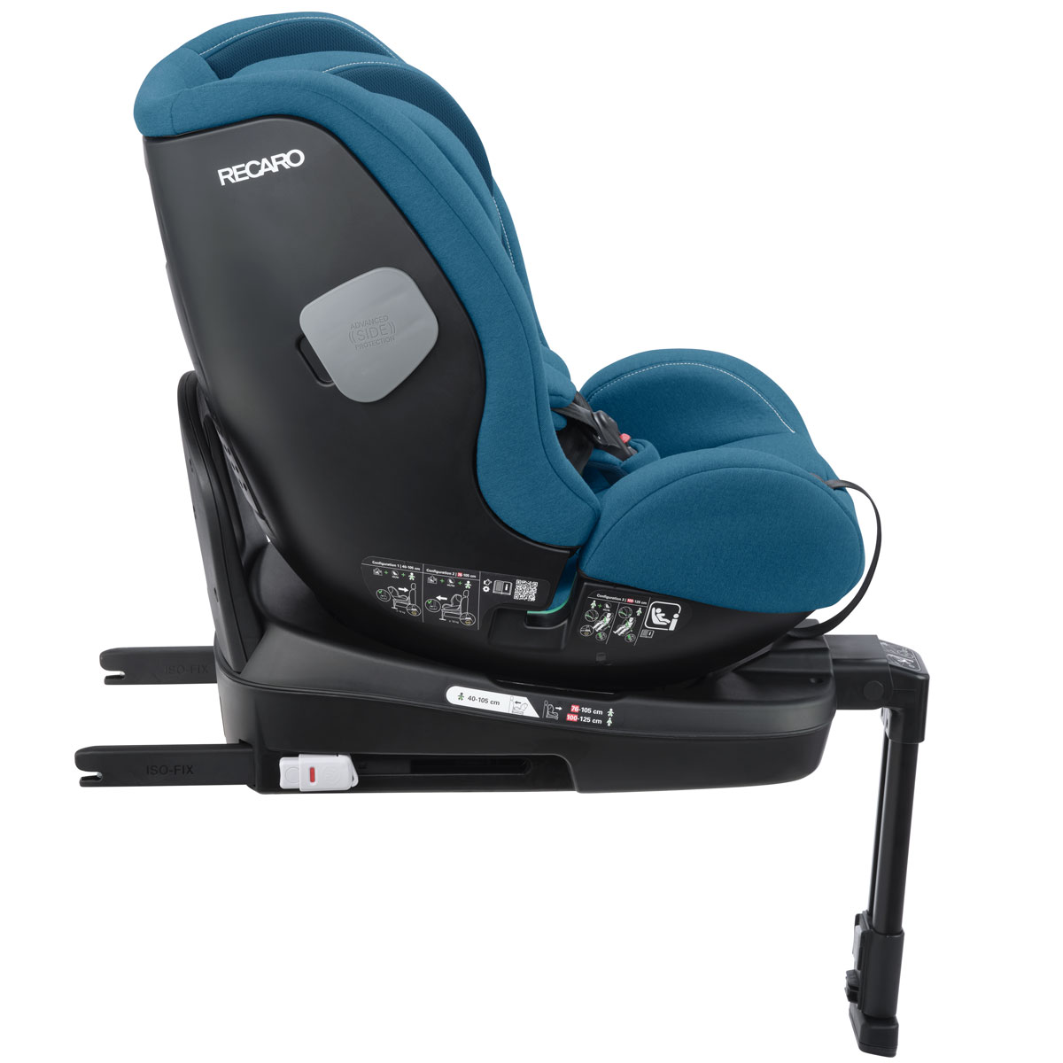 Otroški avtosedež RECARO SALIA 125 KID i-Size [61-125 cm] Steel Blue 4