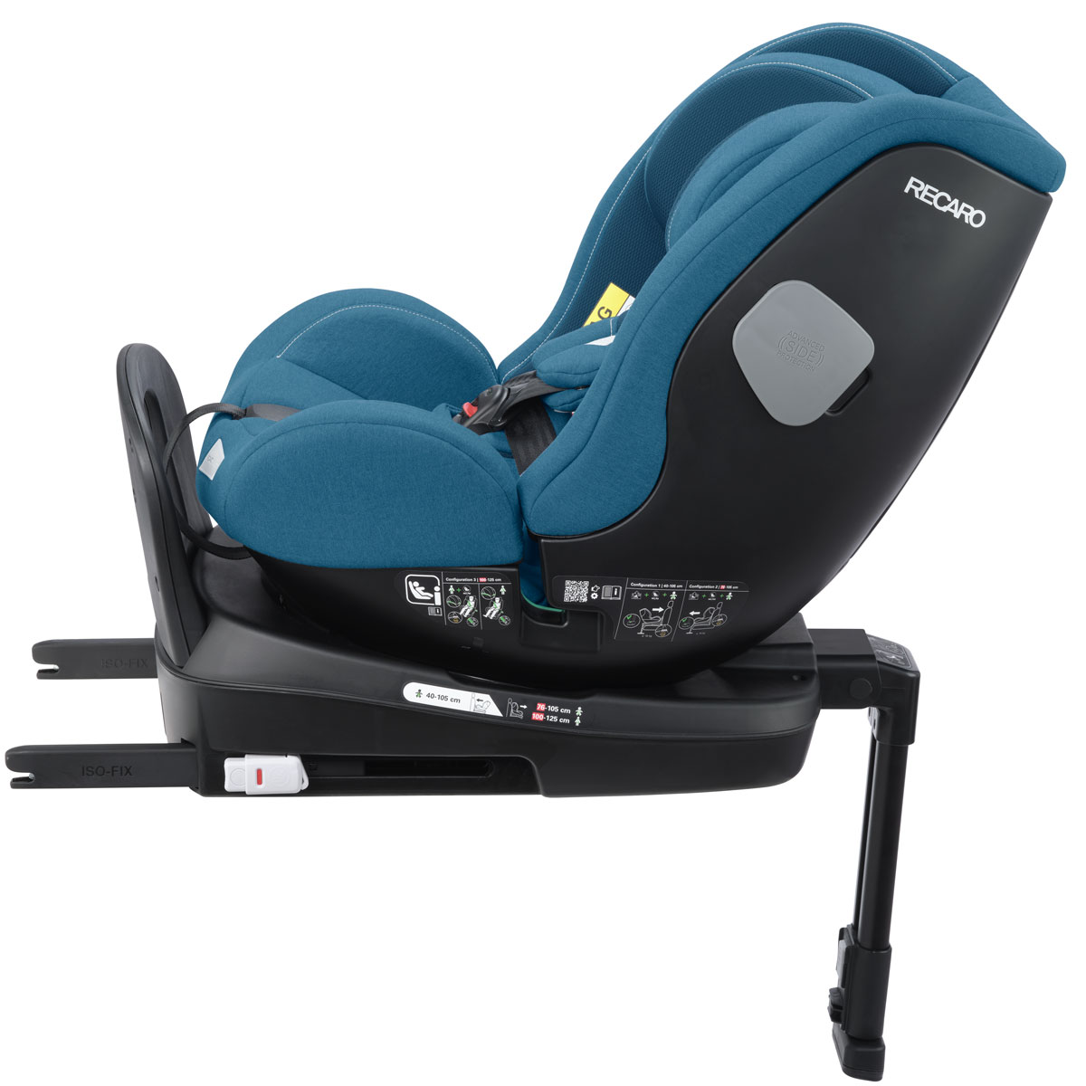 Otroški avtosedež RECARO SALIA 125 KID i-Size [61-125 cm] Steel Blue 2