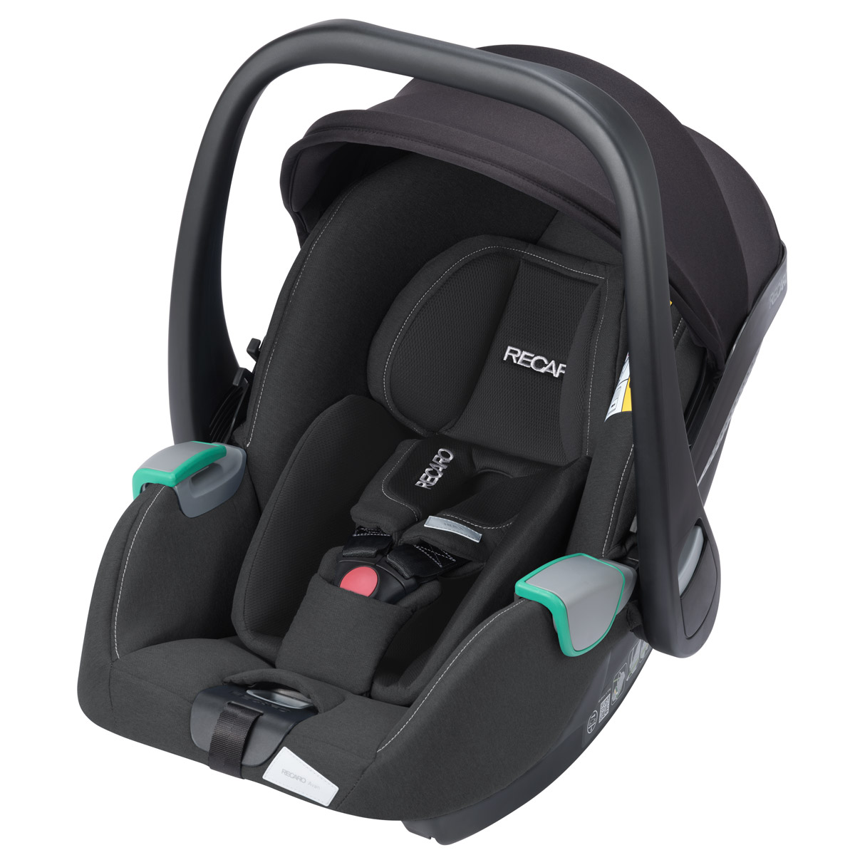 Otroški voziček 3v1 RECARO Celona + lupinica Avan [Mat Black] 1