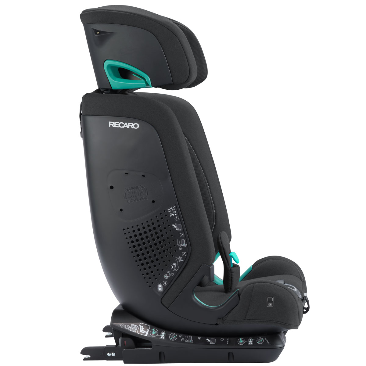 Otroški avtosedež RECARO Toria Elite i-Size [76–150 cm] Fibre Black 7