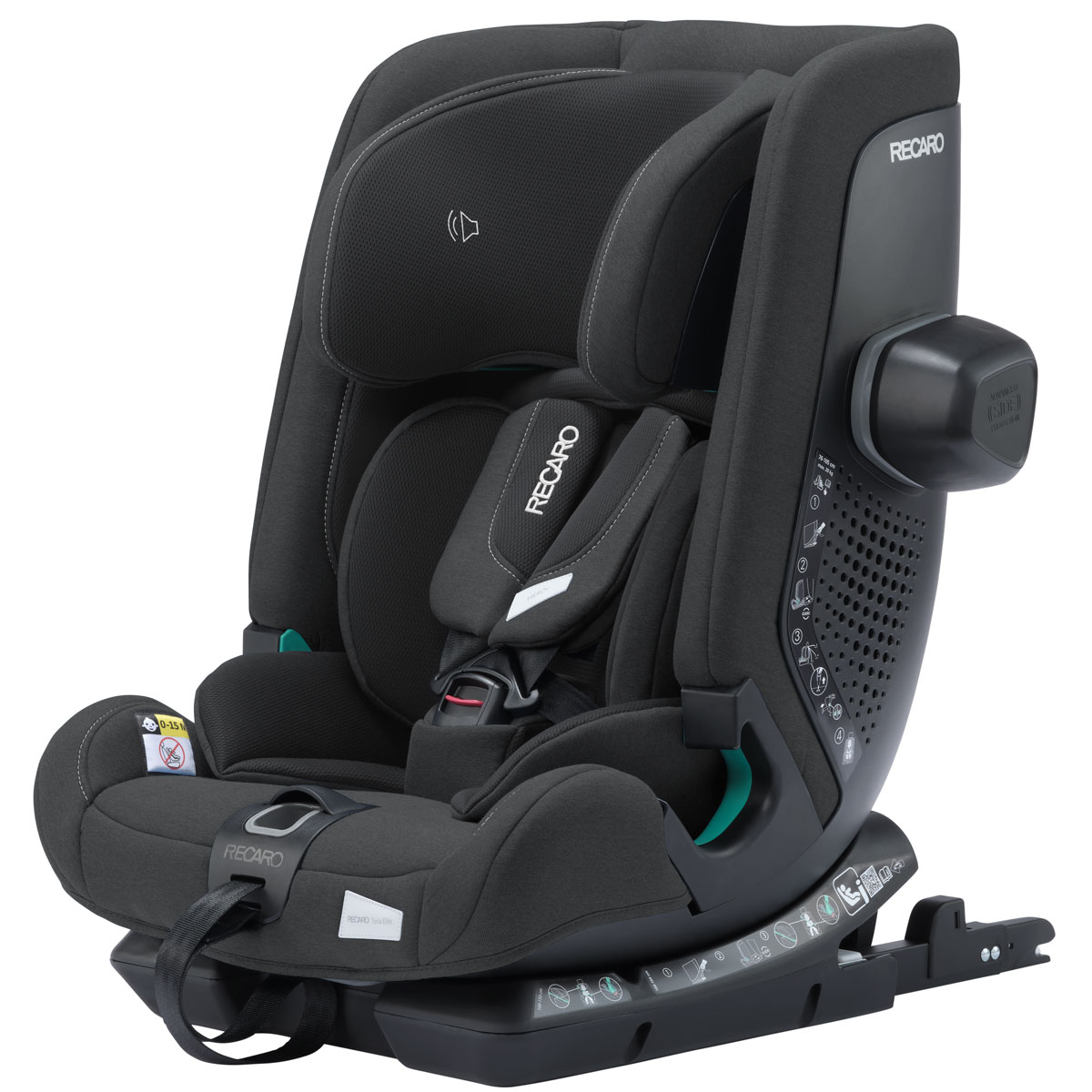 Otroški avtosedež RECARO Toria Elite i-Size [76–150 cm] Fibre Black + Air 2
