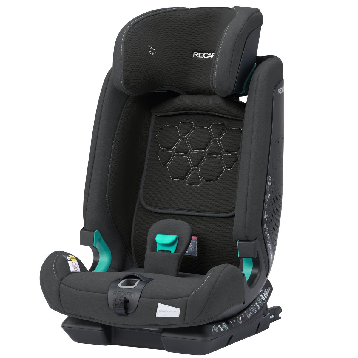 Otroški avtosedež RECARO Toria Elite i-Size [76–150 cm] Fibre Black 6