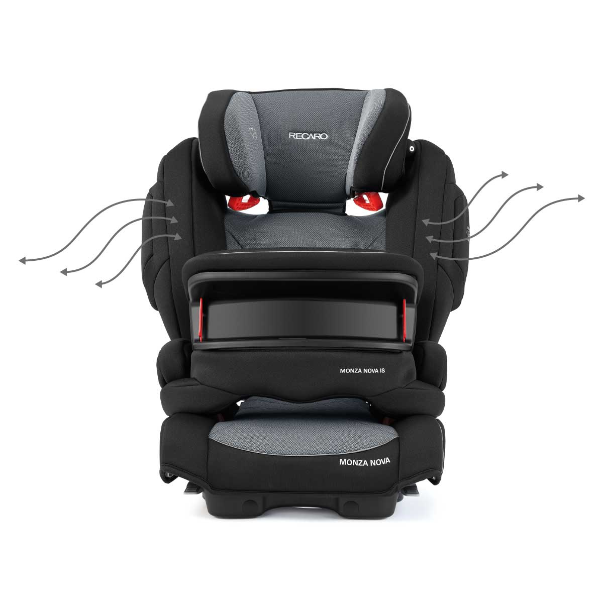 Otroški avtosedež RECARO Monza Nova IS [9-36 kg] Carbon Black 3