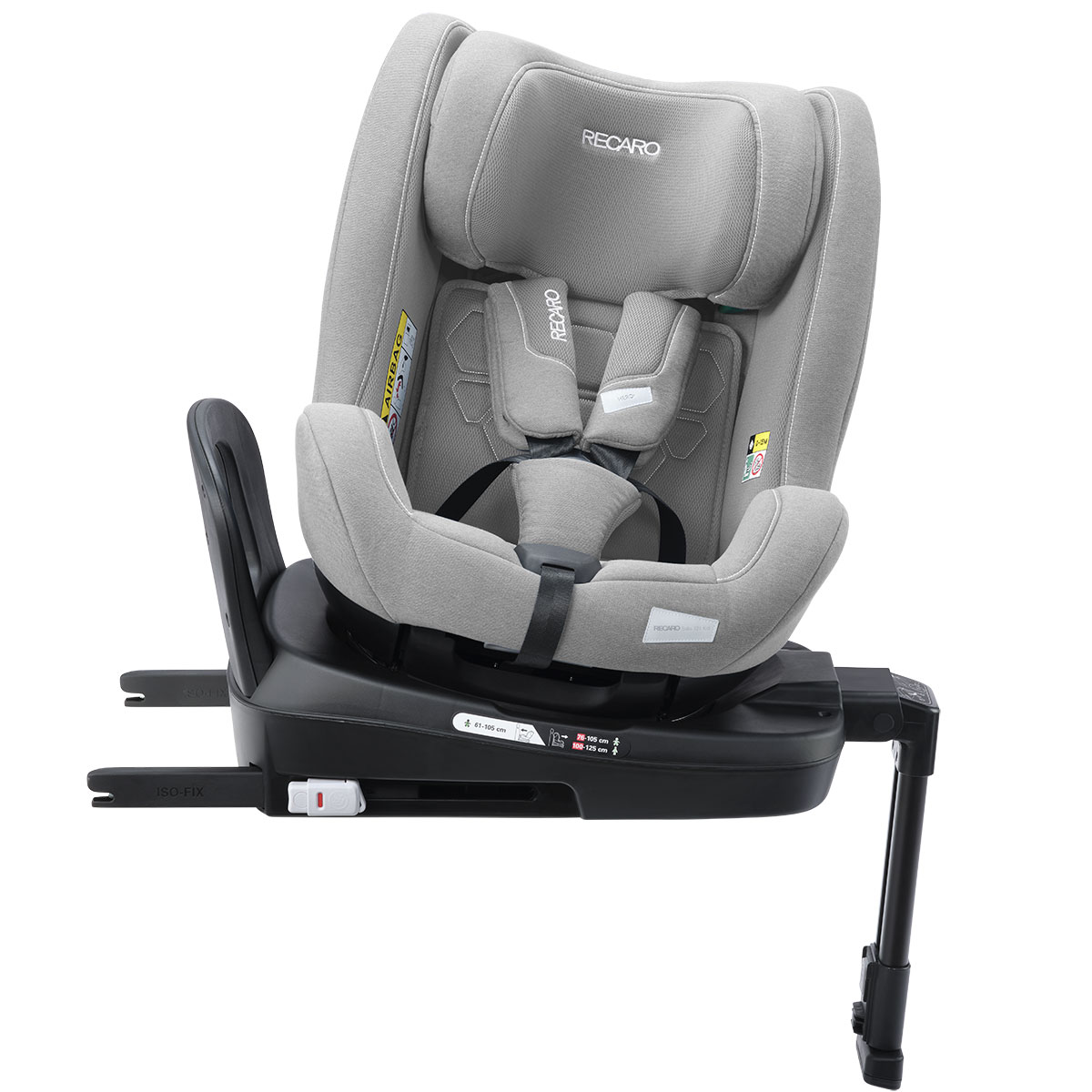 Otroški avtosedež RECARO SALIA 125 KID i-Size [61-125 cm] Carbon Grey 1