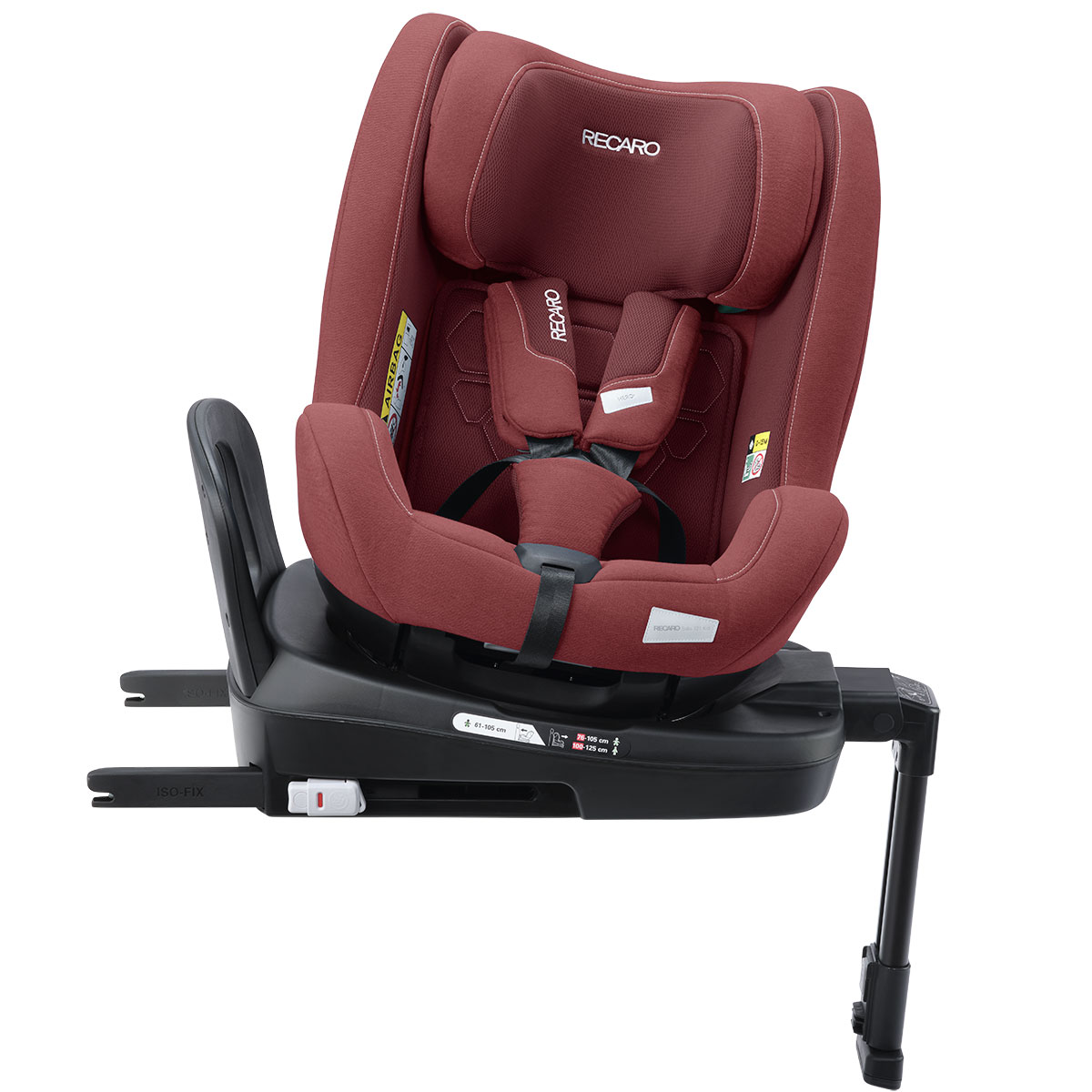 Otroški avtosedež RECARO SALIA 125 KID i-Size [61-125 cm] Iron Red 1