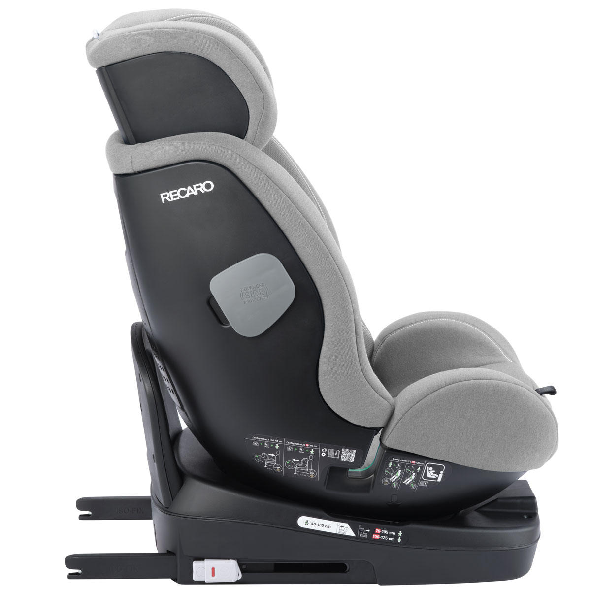 Otroški avtosedež RECARO SALIA 125 KID i-Size [61-125 cm] Carbon Grey 10