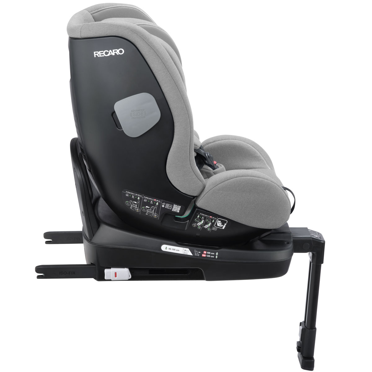 Otroški avtosedež RECARO SALIA 125 KID i-Size [61-125 cm] Carbon Grey 4