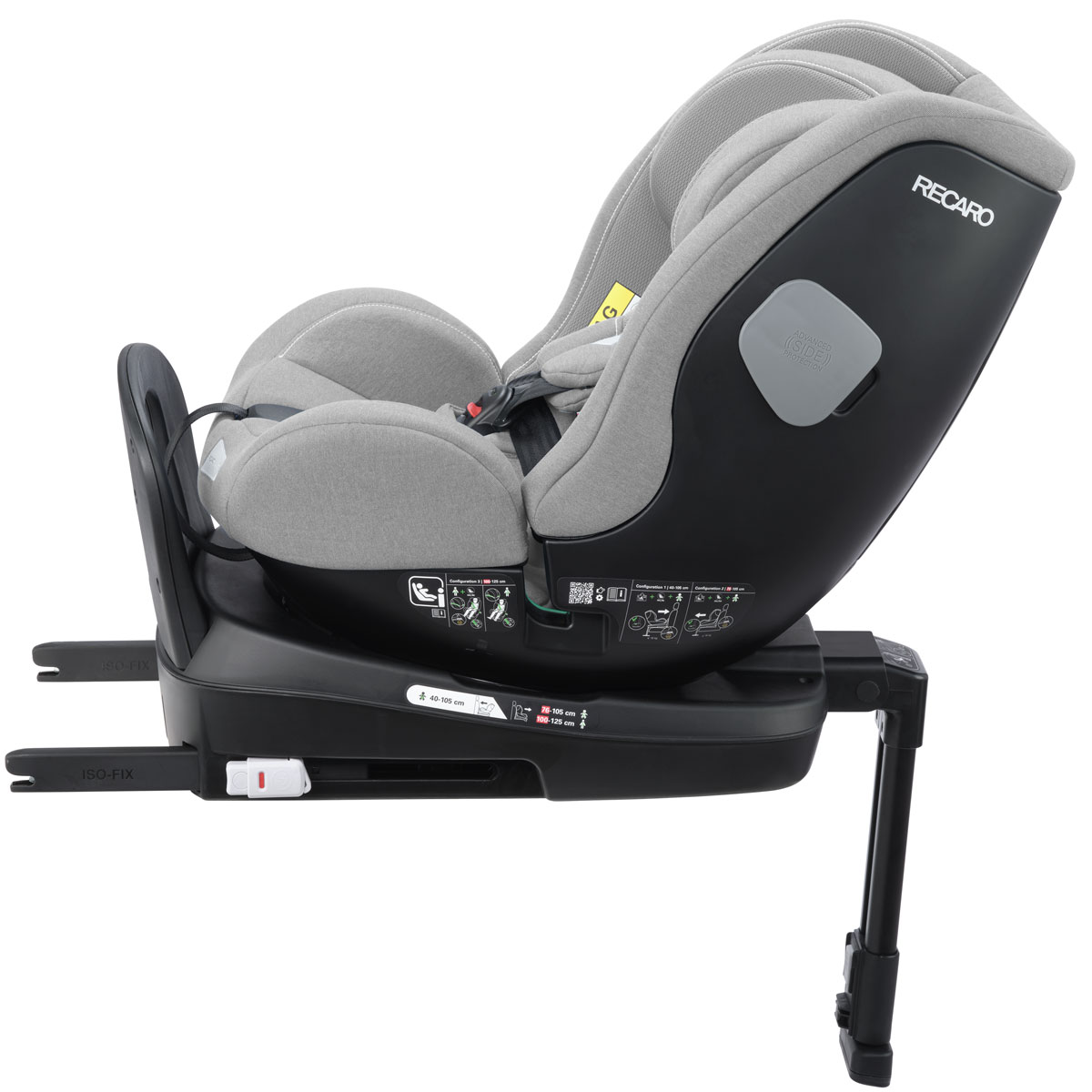 Otroški avtosedež RECARO SALIA 125 KID i-Size [61-125 cm] Carbon Grey 2