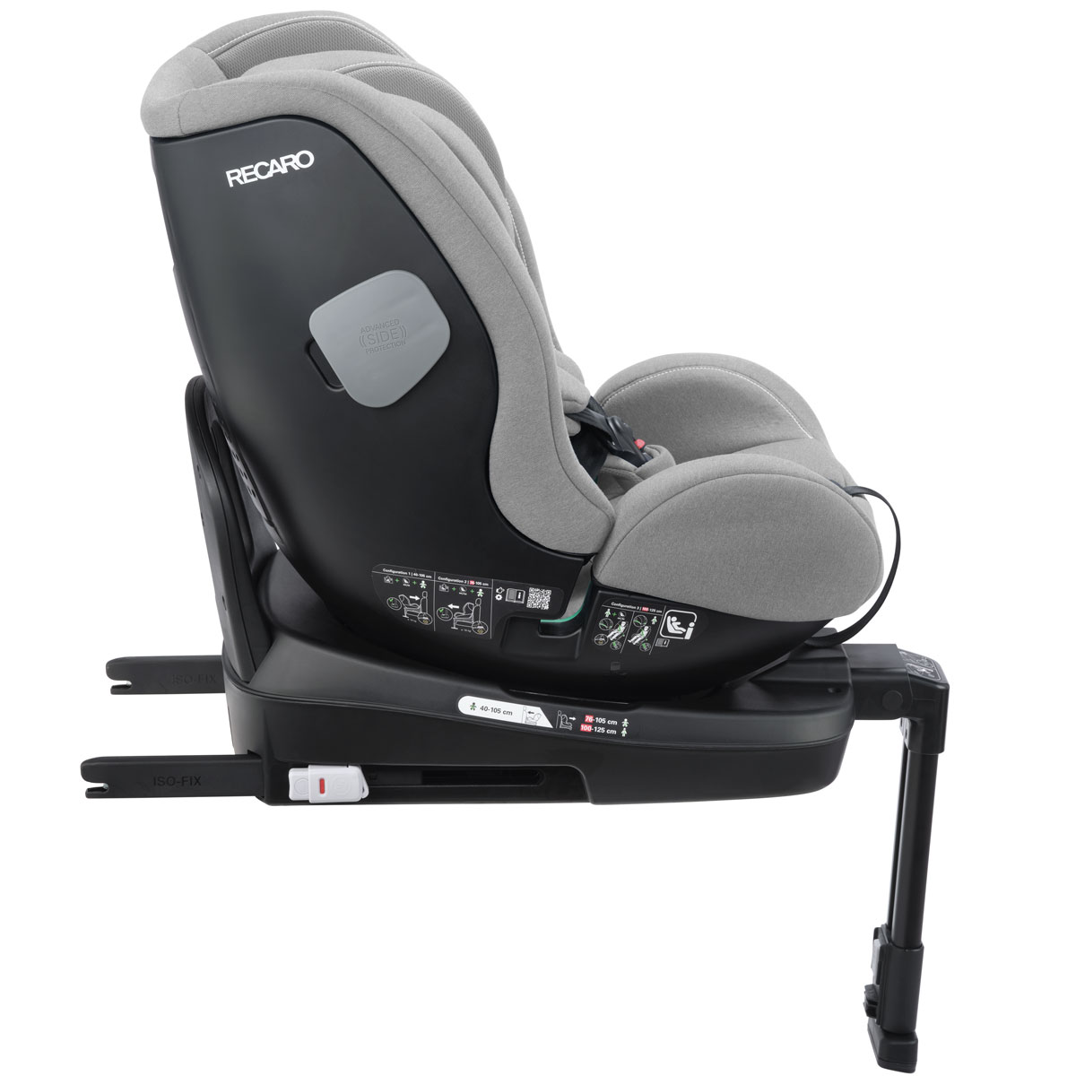 Otroški avtosedež RECARO SALIA 125 KID i-Size [61-125 cm] Carbon Grey 5