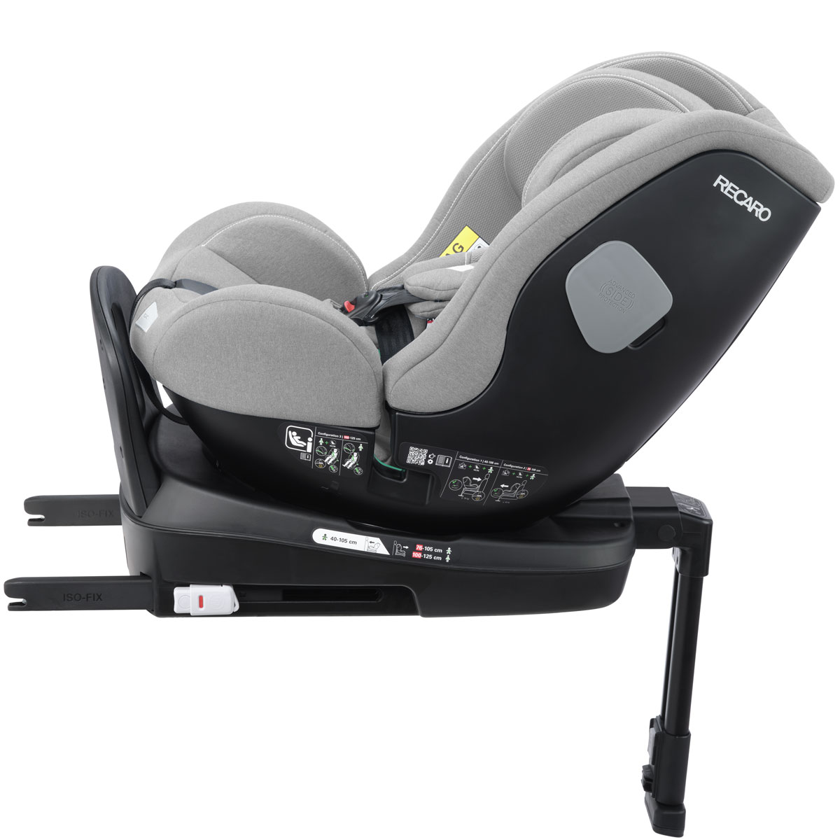 Otroški avtosedež RECARO SALIA 125 KID i-Size [61-125 cm] Carbon Grey 3