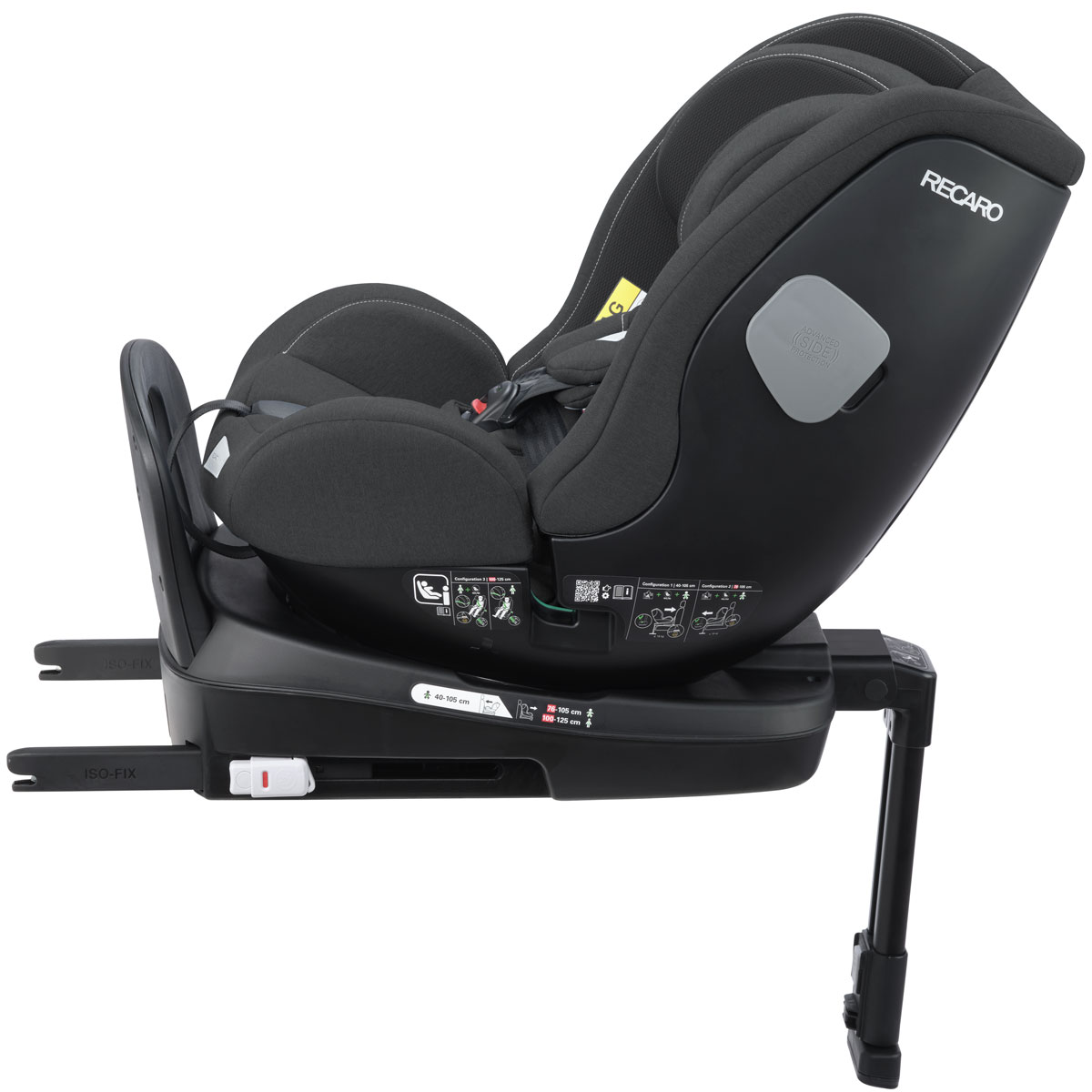 Otroški avtosedež RECARO SALIA 125 i-Size [40-125 cm] Fibre Black 3