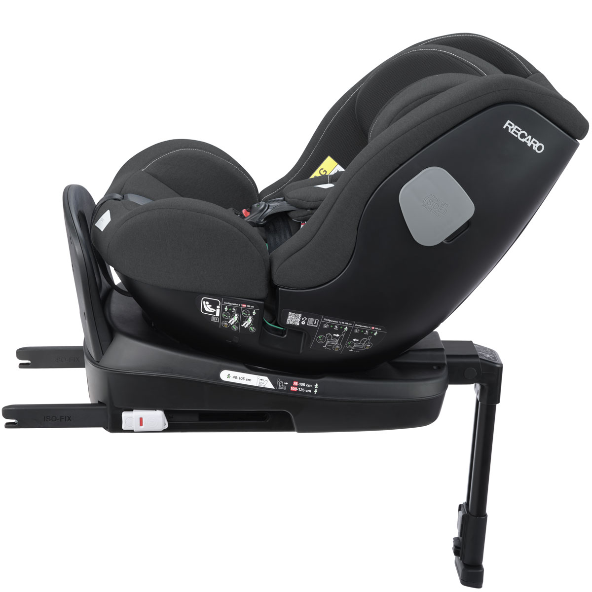 Otroški avtosedež RECARO SALIA 125 i-Size [40-125 cm] Fibre Black 4