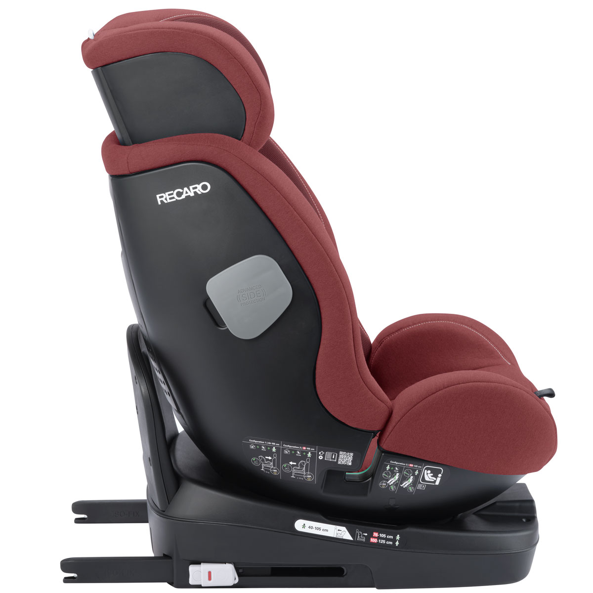 Otroški avtosedež RECARO SALIA 125 KID i-Size [61-125 cm] Iron Red 9