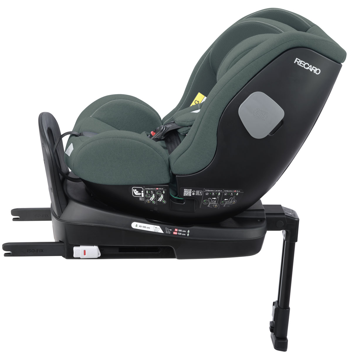 Otroški avtosedež RECARO SALIA 125 KID i-Size [61-125 cm] Mineral Green 2