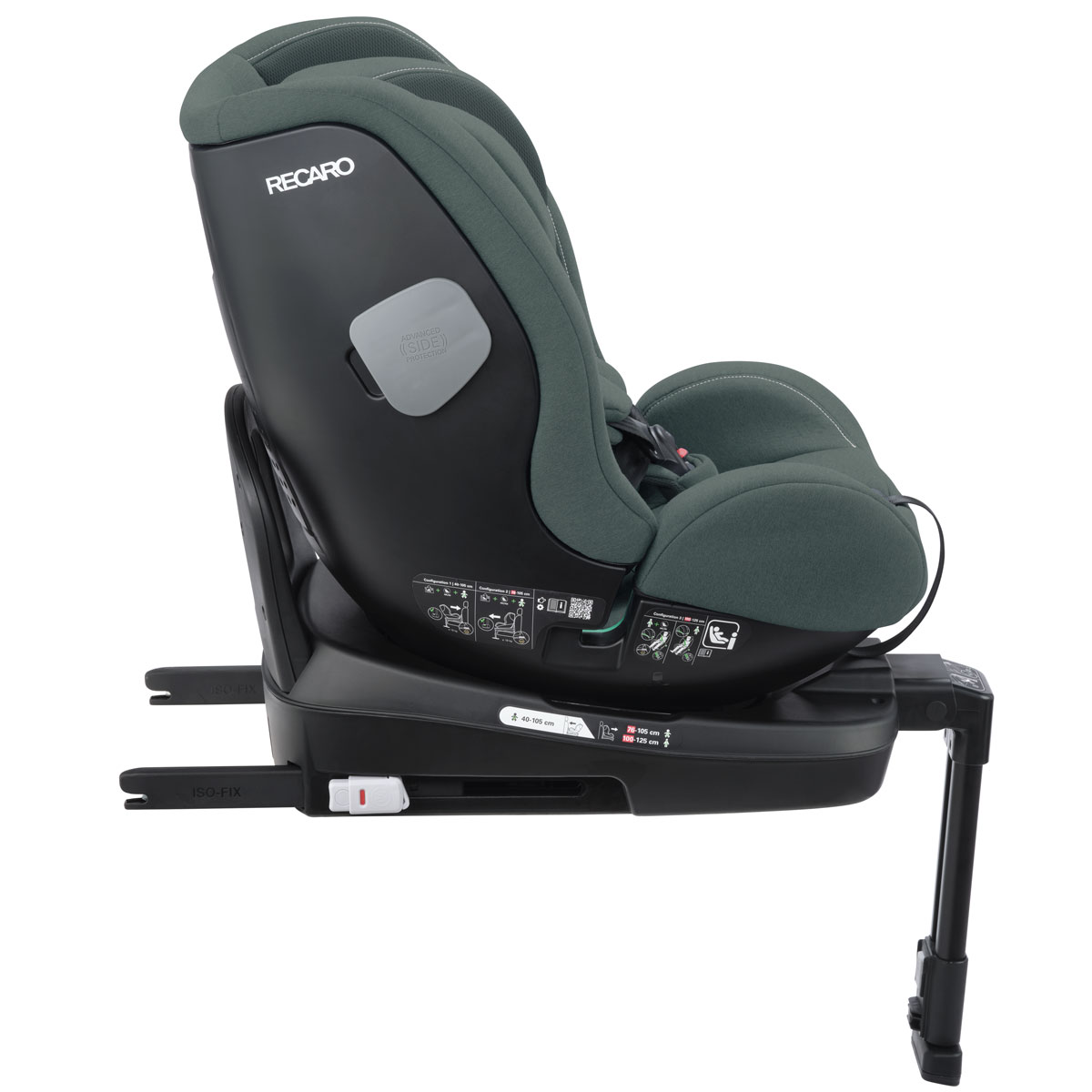 Otroški avtosedež RECARO SALIA 125 i-Size [40-125 cm] Mineral Green 6