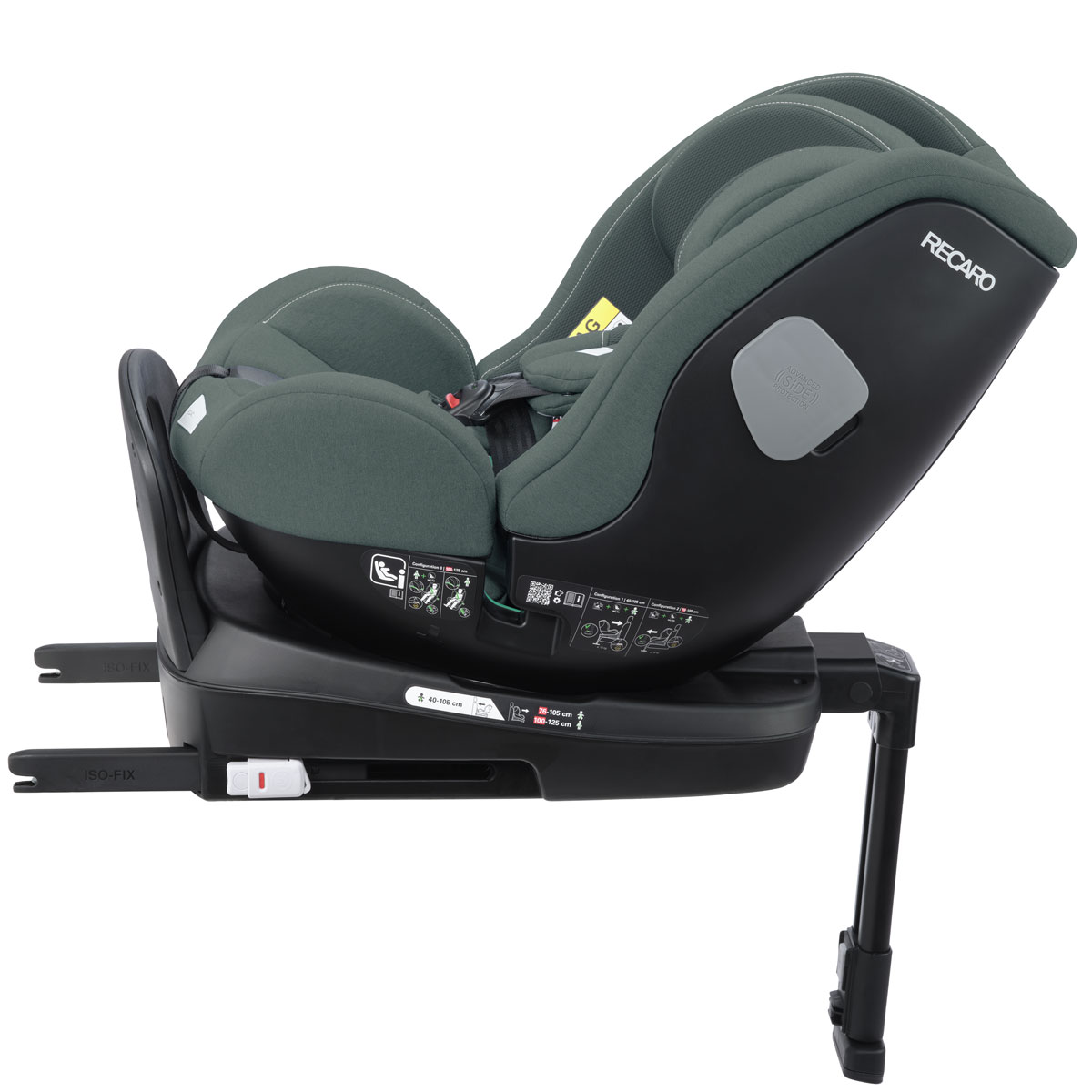 Otroški avtosedež RECARO SALIA 125 KID i-Size [61-125 cm] Mineral Green 3