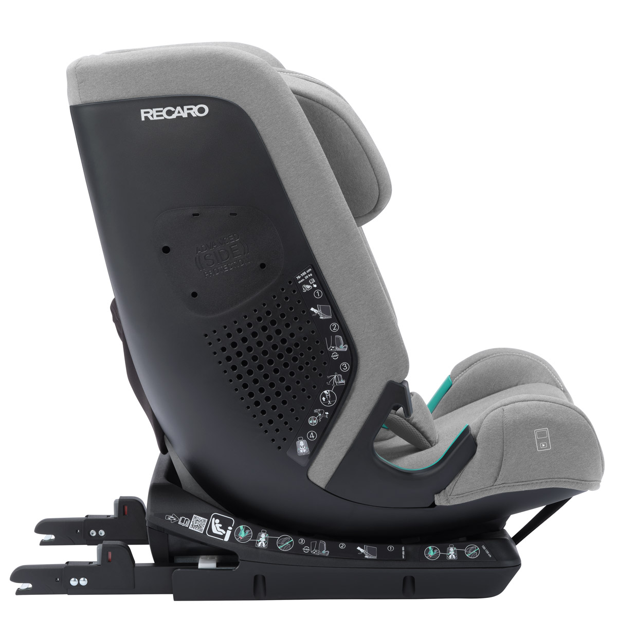 Otroški avtosedež RECARO Toria Elite i-Size [76–150 cm] Carbon Grey + Air 8