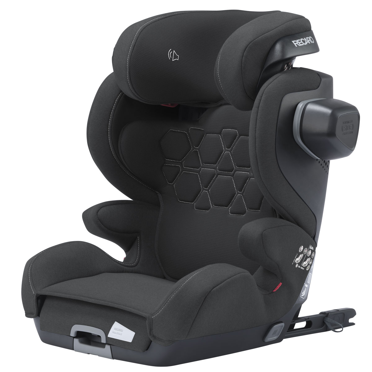 Otroški avtosedež RECARO Mako Elite 2 i-Size [100 – 150 cm] Fibre Black + Air 9