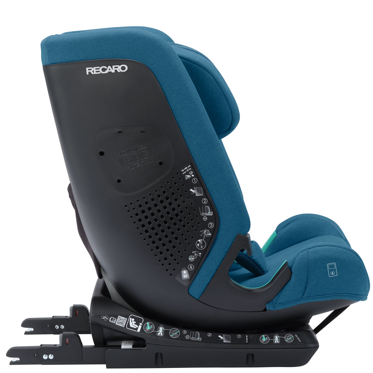 Otroški avtosedež RECARO Toria Elite i-Size [76–150 cm] Steel Blue + Air 7