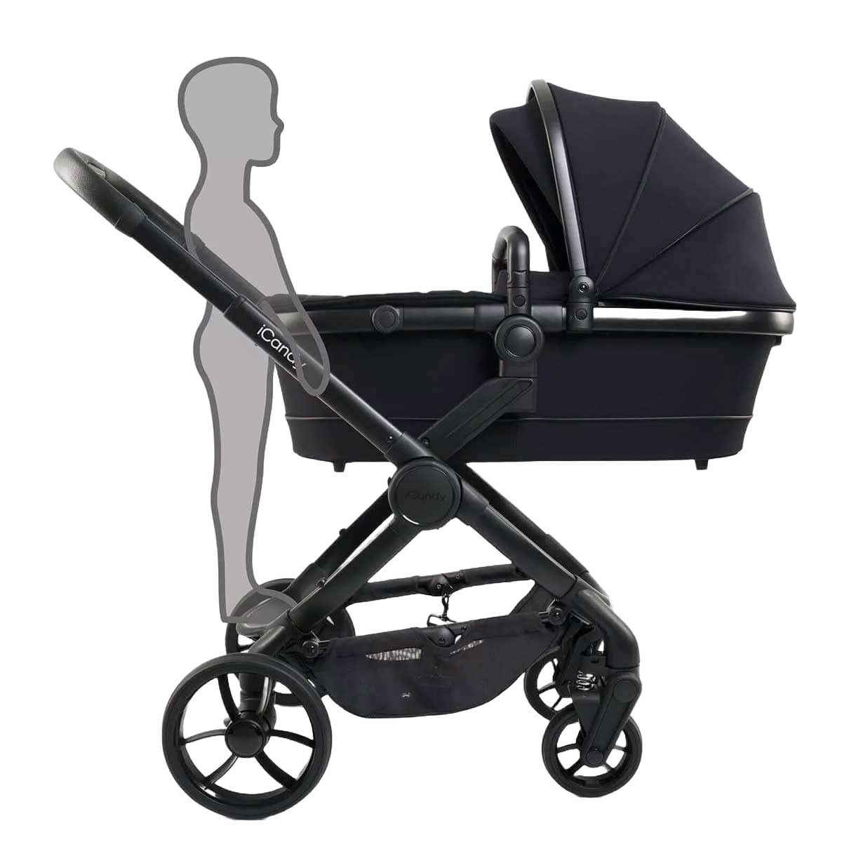 Otroški voziček 2v1 iCandy Peach 7  [Comlete Bundle Dark Grey] 1