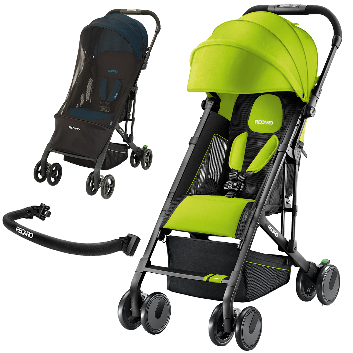 Marela voziček RECARO Easylife Elite Lime + dodatki