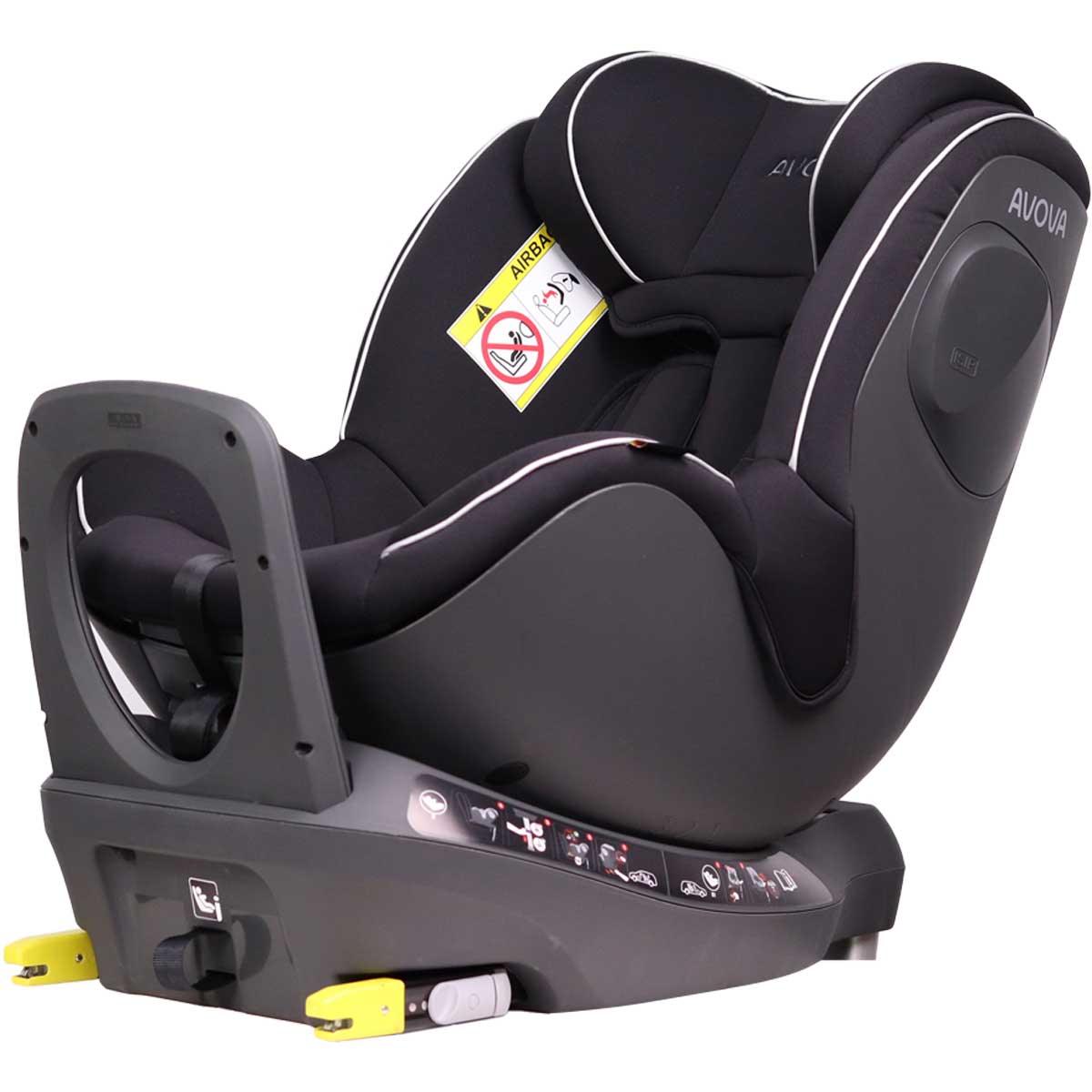 Otroški avtosedež AVOVA Sperber-fix [40-105 cm] Black 12