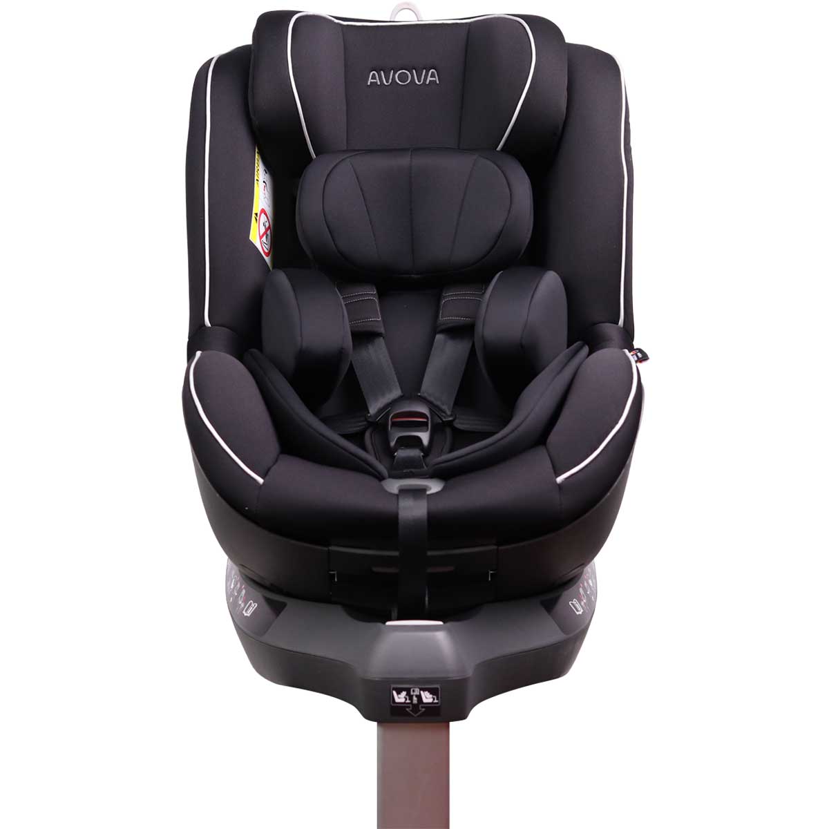 Otroški avtosedež AVOVA Sperber-fix [40-105 cm] Black 3