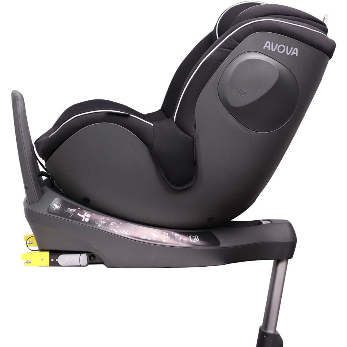 Otroški avtosedež AVOVA Sperber-fix [40-105 cm] Black 9