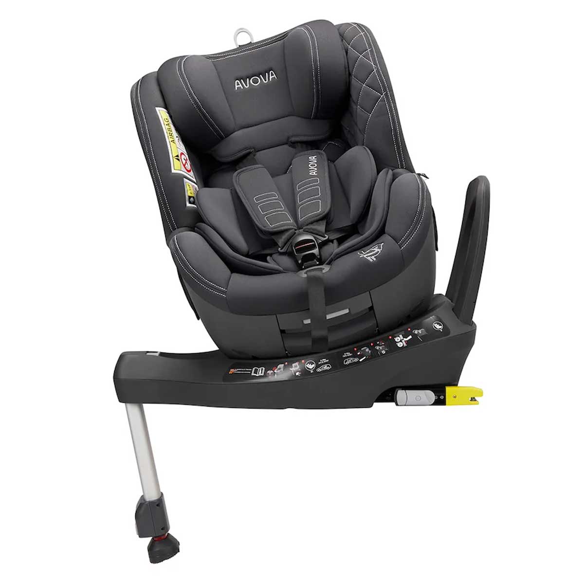 Otroški avtosedež AVOVA Sperber-Fix 61 [61-105 cm] Koala Grey 2