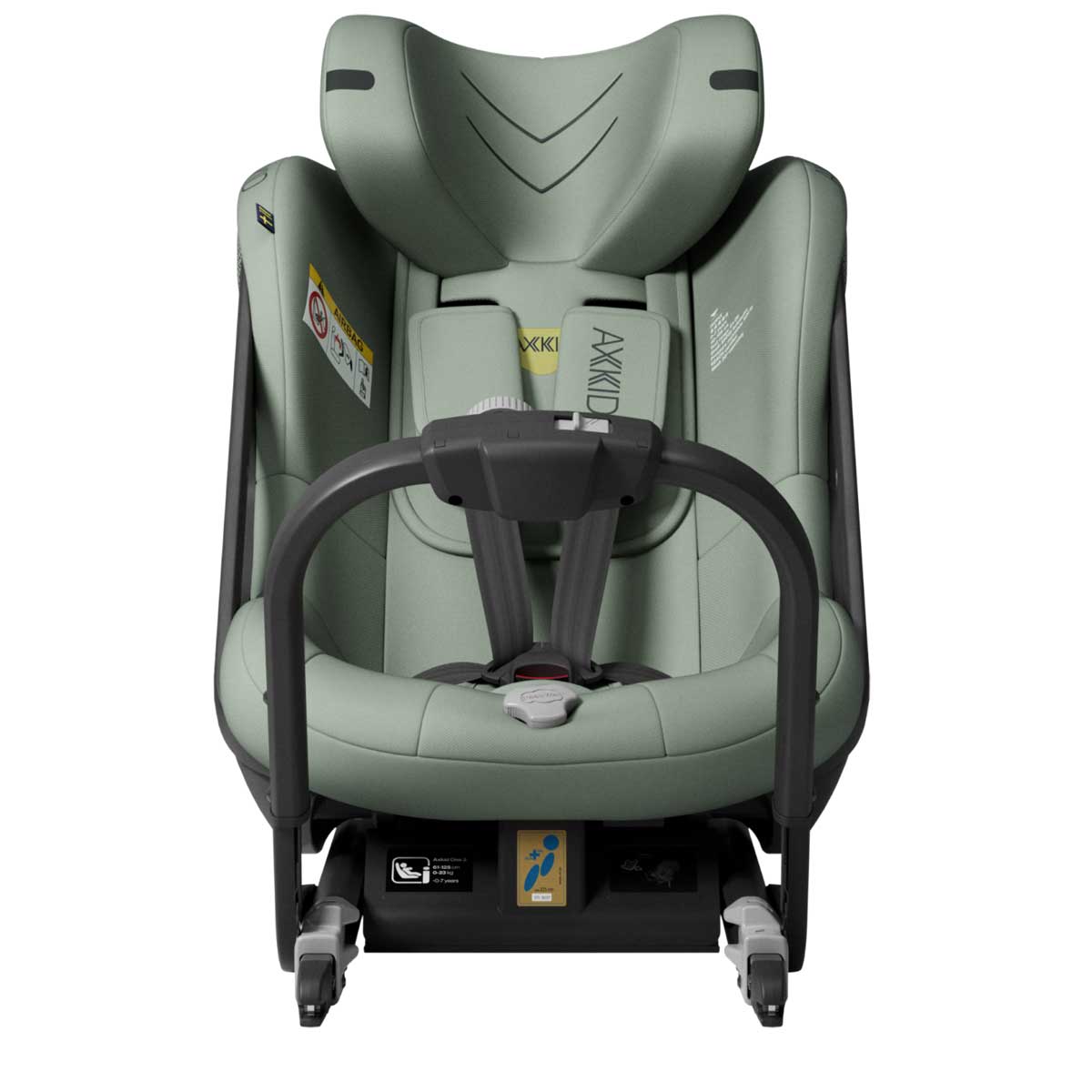 Otroški avtosedež AXKID ONE 3+ i-Size [40–125 cm] Nordic Bloom Green 2
